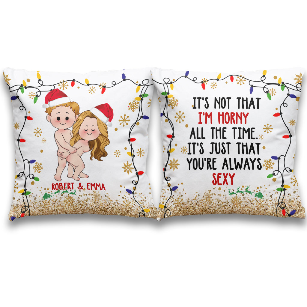Vous êtes toujours sexy - Coussin décoratif personnalisé pour couple