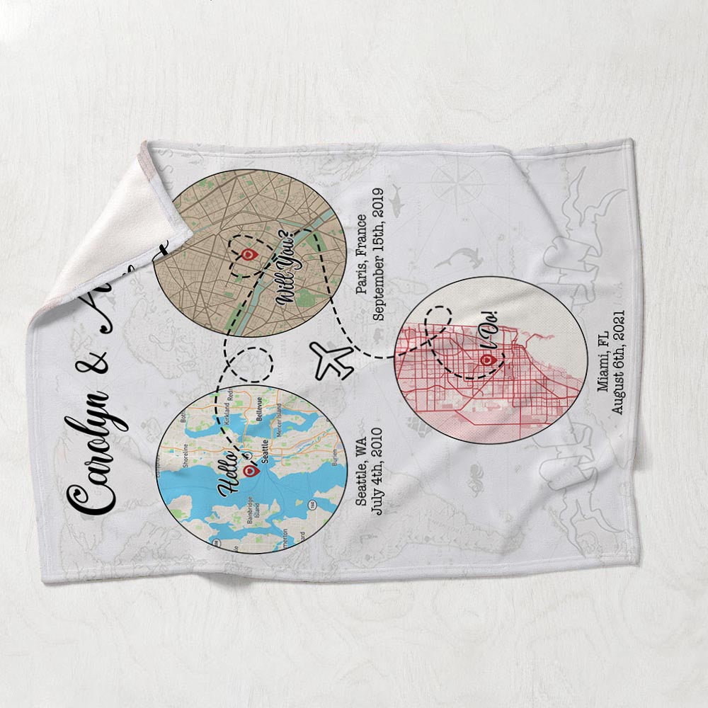 Couverture personnalisée pour couple « Bonjour, veux-tu que je te le fasse ? »