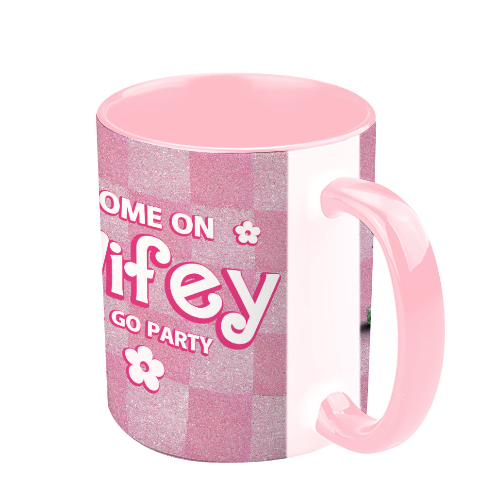 Allez chéri(e) chéri(e) - Cadeau pour copine, mari, femme, copain - Mug personnalisé