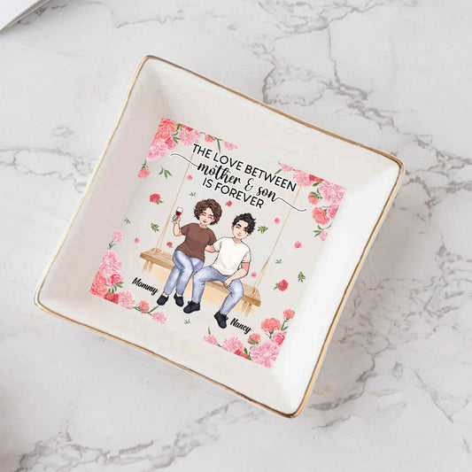 Mère et Fille - Cadeau pour maman, fille, fils - Porte-bijoux personnalisé