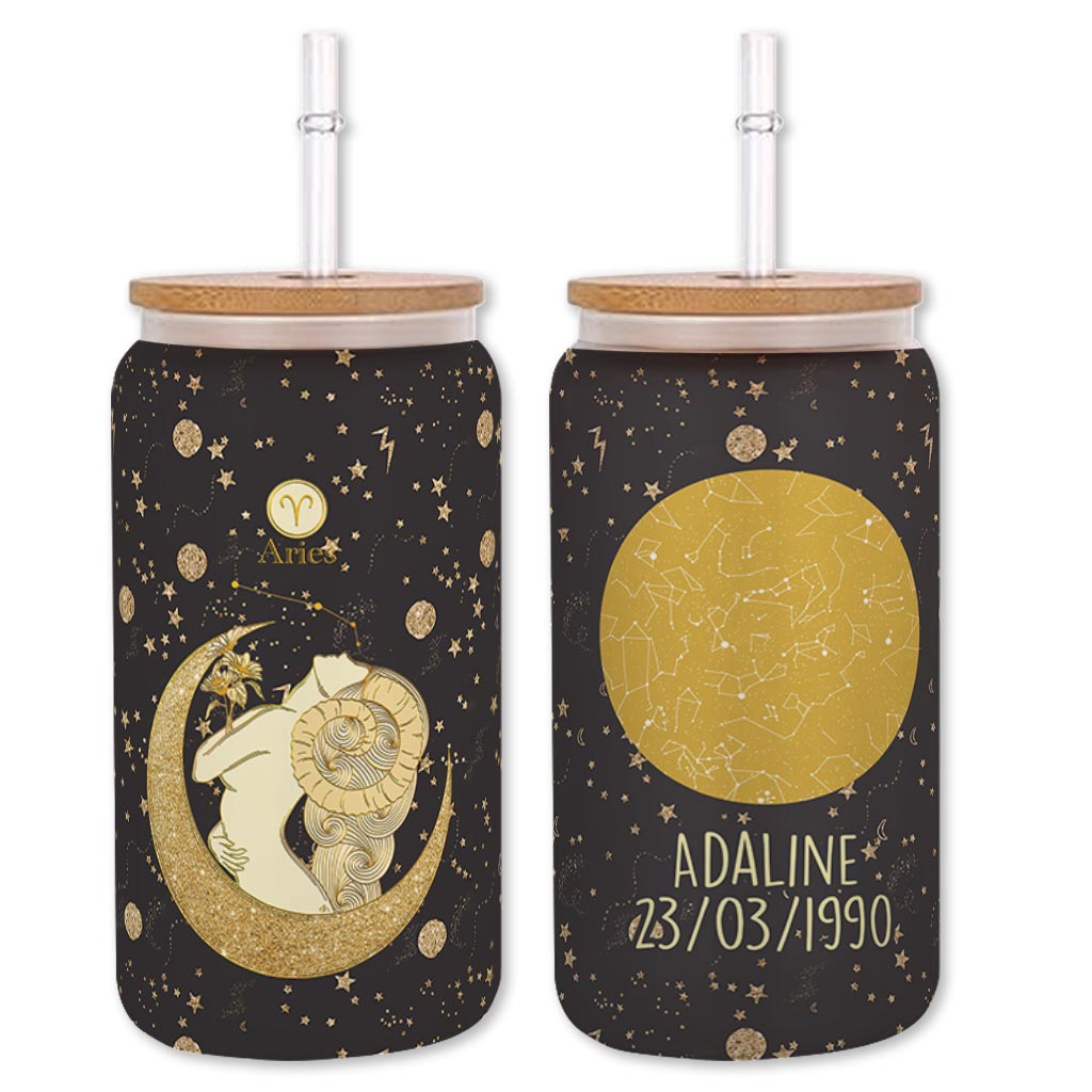 Signe du zodiaque - Horoscope personnalisé en verre