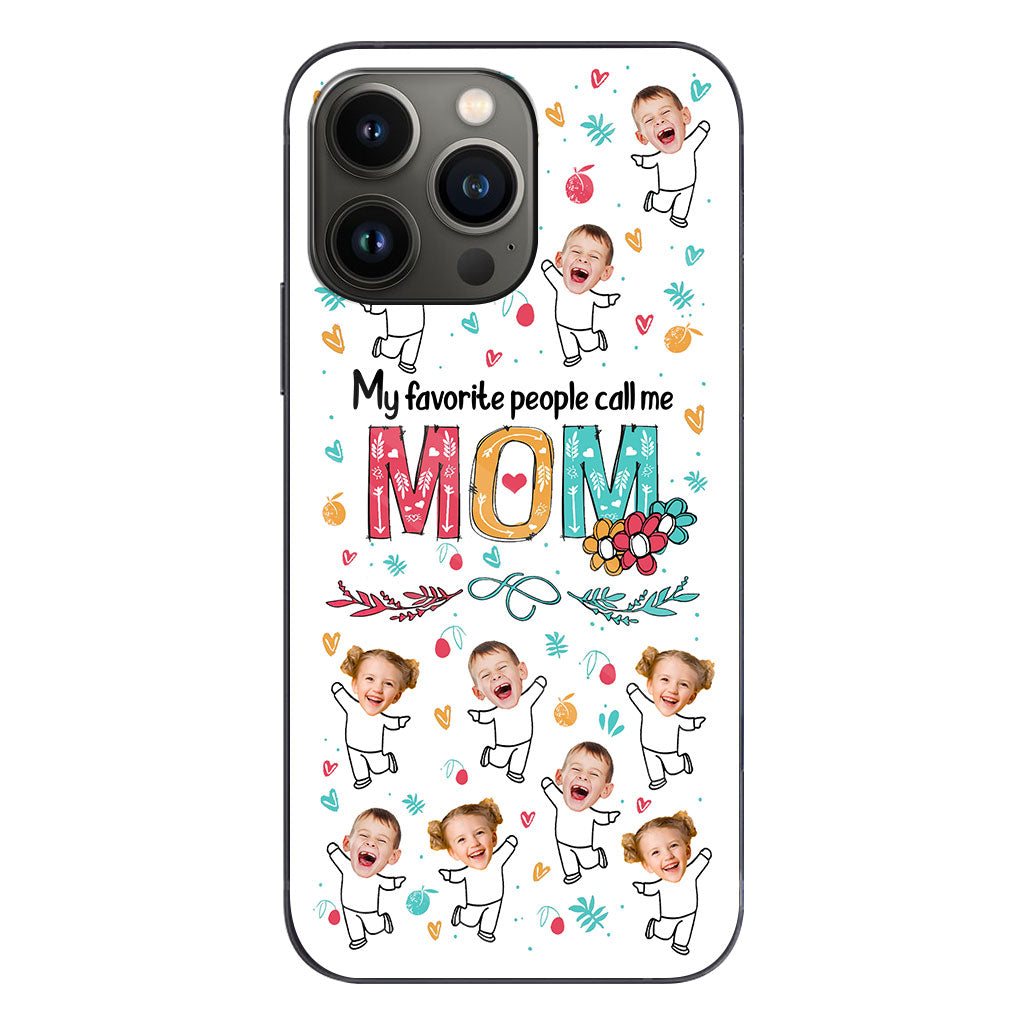 Mes personnes préférées m'appellent Nana - Cadeau pour grand-mère, maman - Coque de téléphone personnalisée