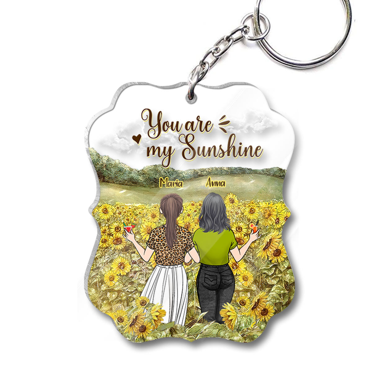 Bestie Forever - Bestie gift for sister - Personalized Keychain