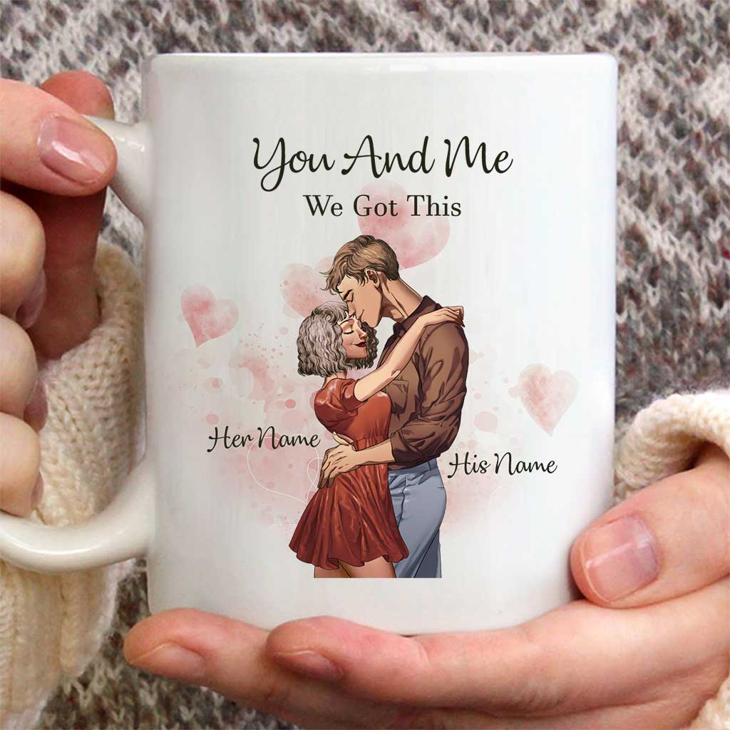Pour que je puisse t'embrasser quand je veux - Mug personnalisé pour couple