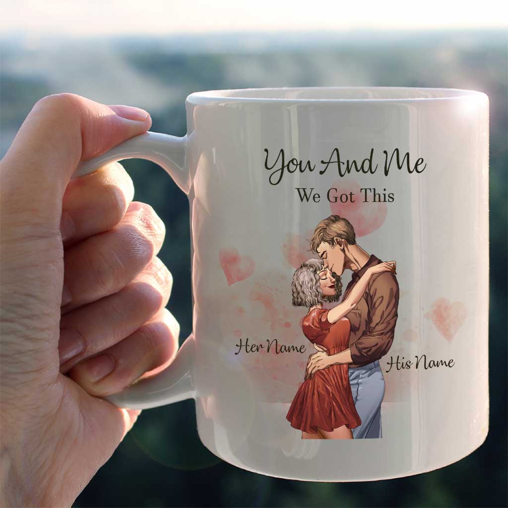 Pour que je puisse t'embrasser quand je veux - Mug personnalisé pour couple
