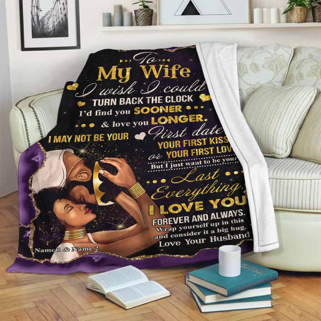 J'aimerais pouvoir remonter le temps - Couverture afro-américaine personnalisée