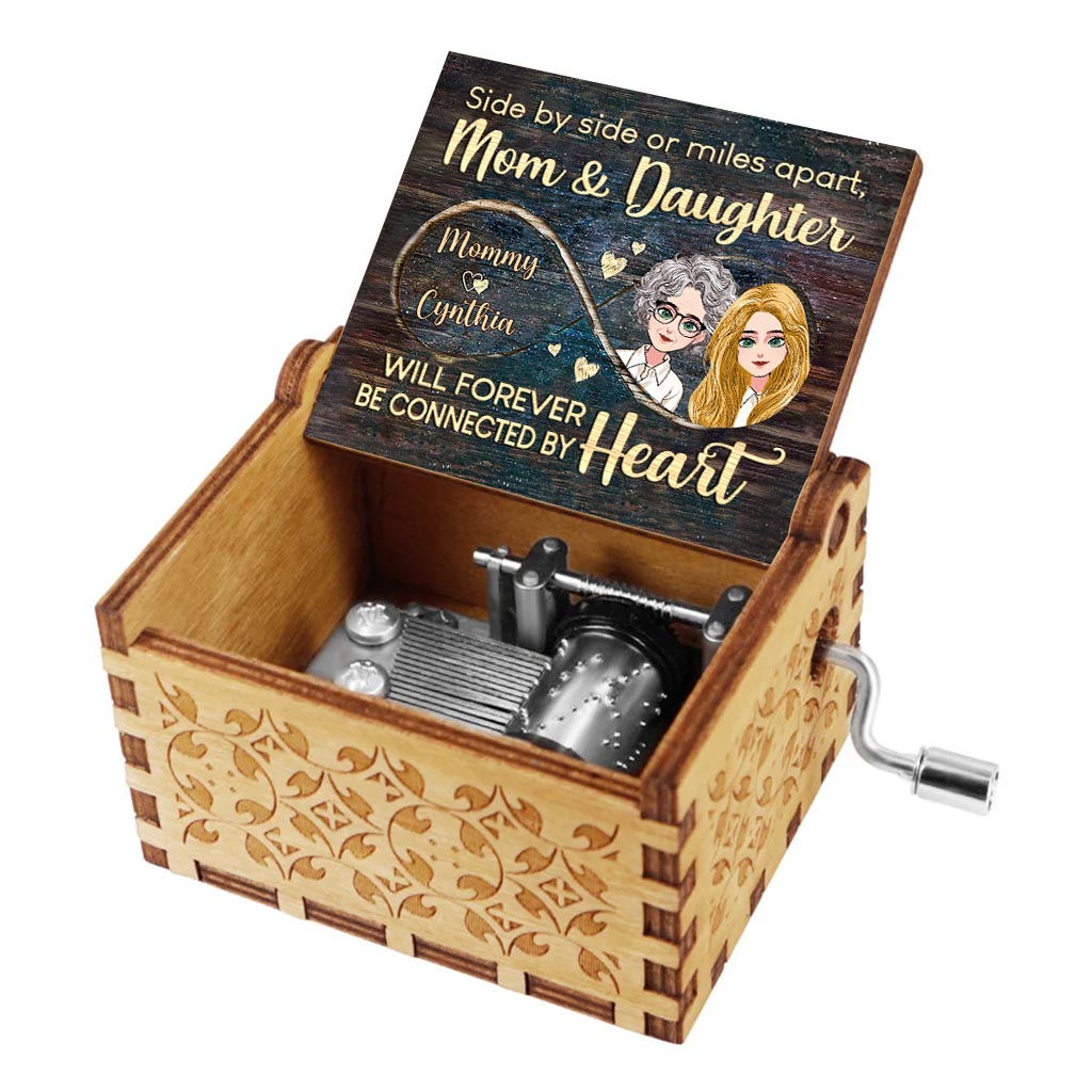 Side By Side - Personalized Mother's Day Mother Hand Crank Music Box