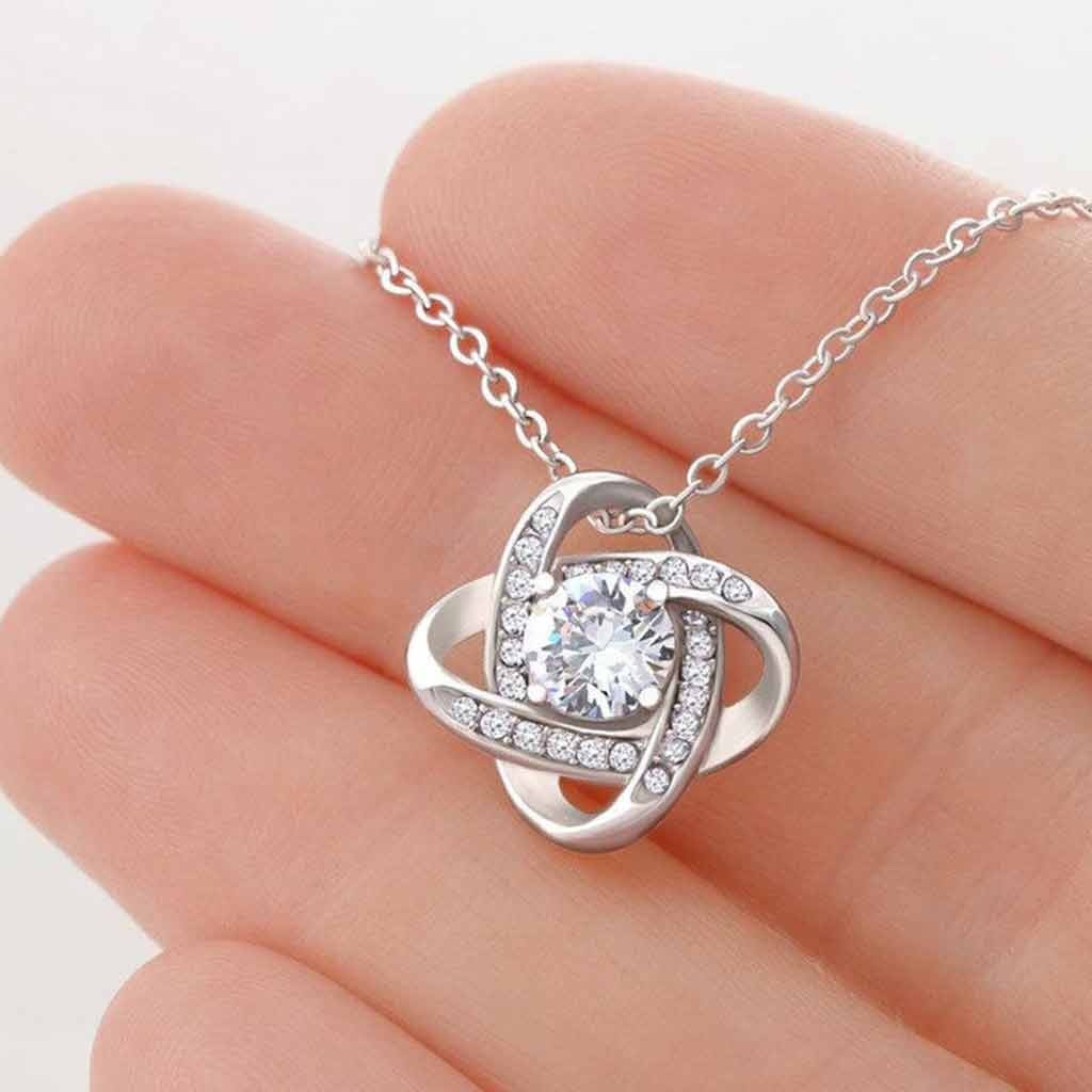 Je t'aime vraiment, vraiment - Collier nœud d'amour personnalisé pour la fête des mères