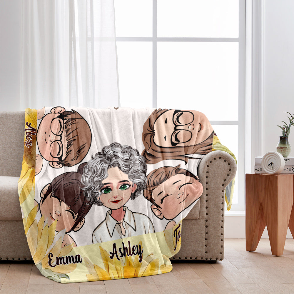 This Grandma Belongs To - Personalized Mother Blanket