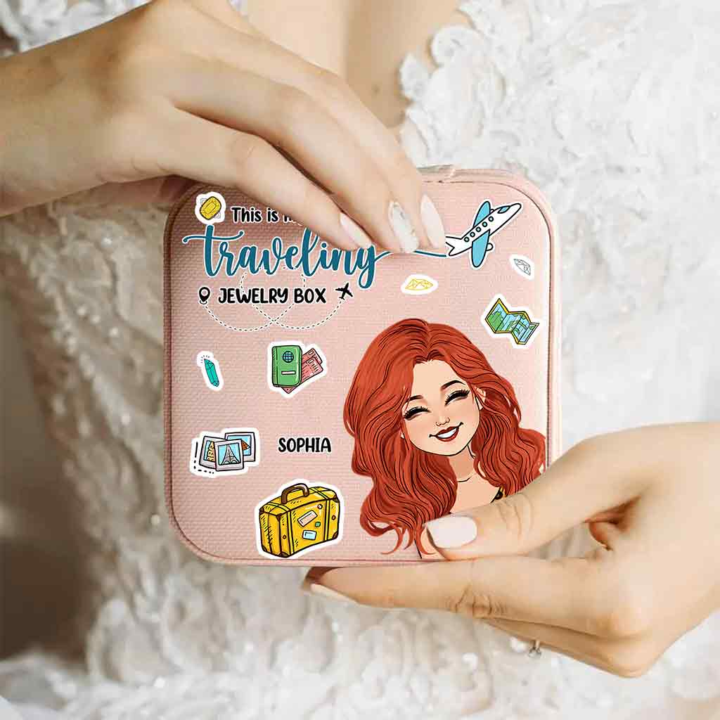 Ma boîte à bijoux de voyage - Boîte à bijoux de voyage personnalisée