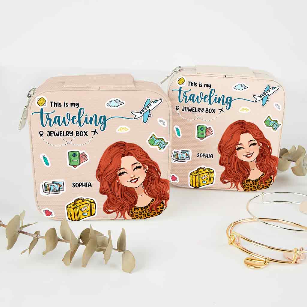 Ma boîte à bijoux de voyage - Boîte à bijoux de voyage personnalisée