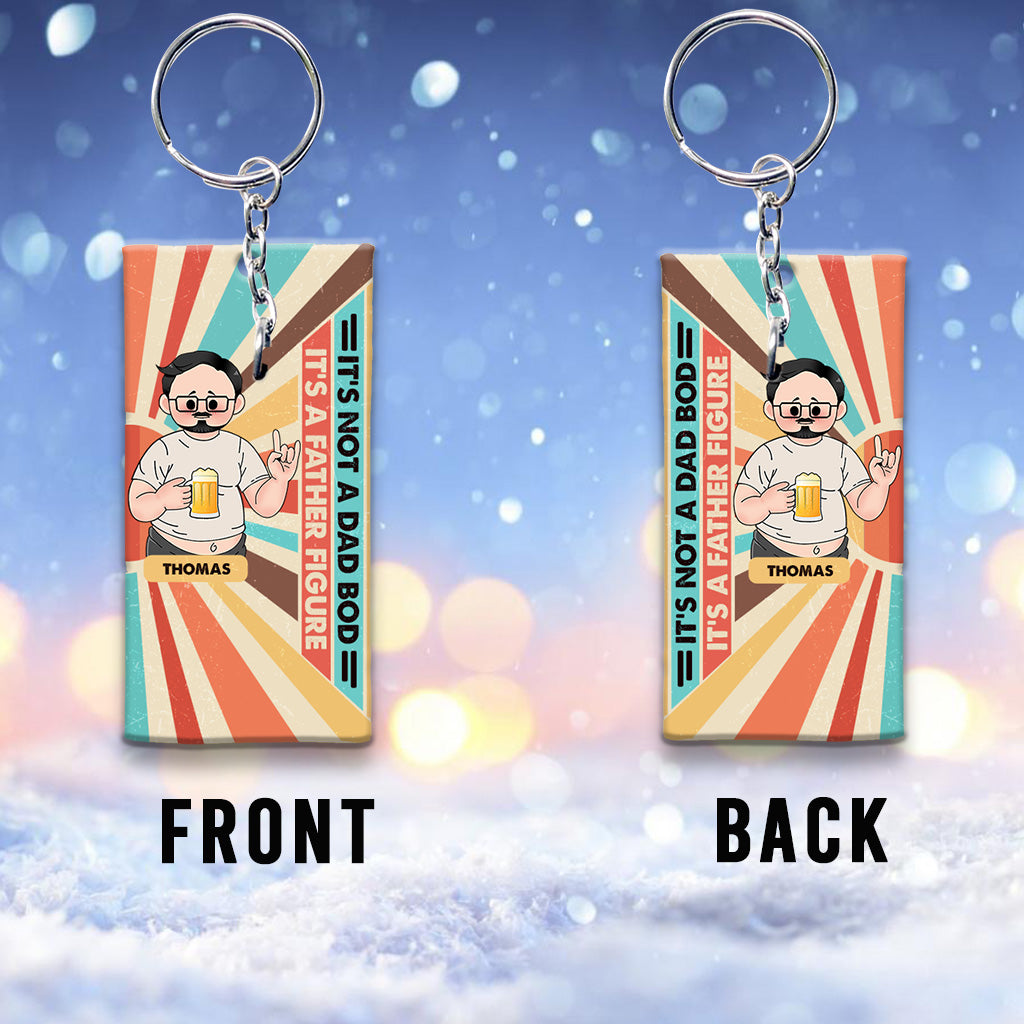 Pas un corps de papa ! Porte-clés personnalisé pour papa (impression recto verso)