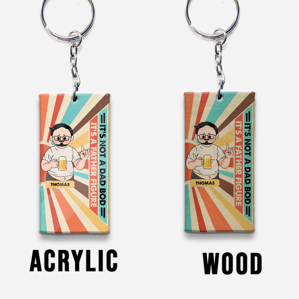 Pas un corps de papa ! Porte-clés personnalisé pour papa (impression recto verso)