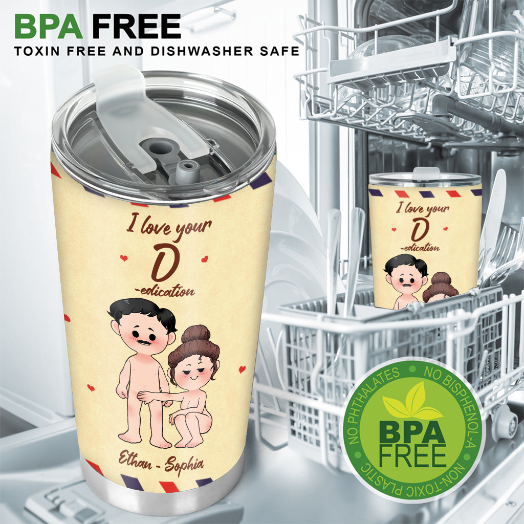 Dear Love Of My Life - Personalized Father's Day Couple Tumbler