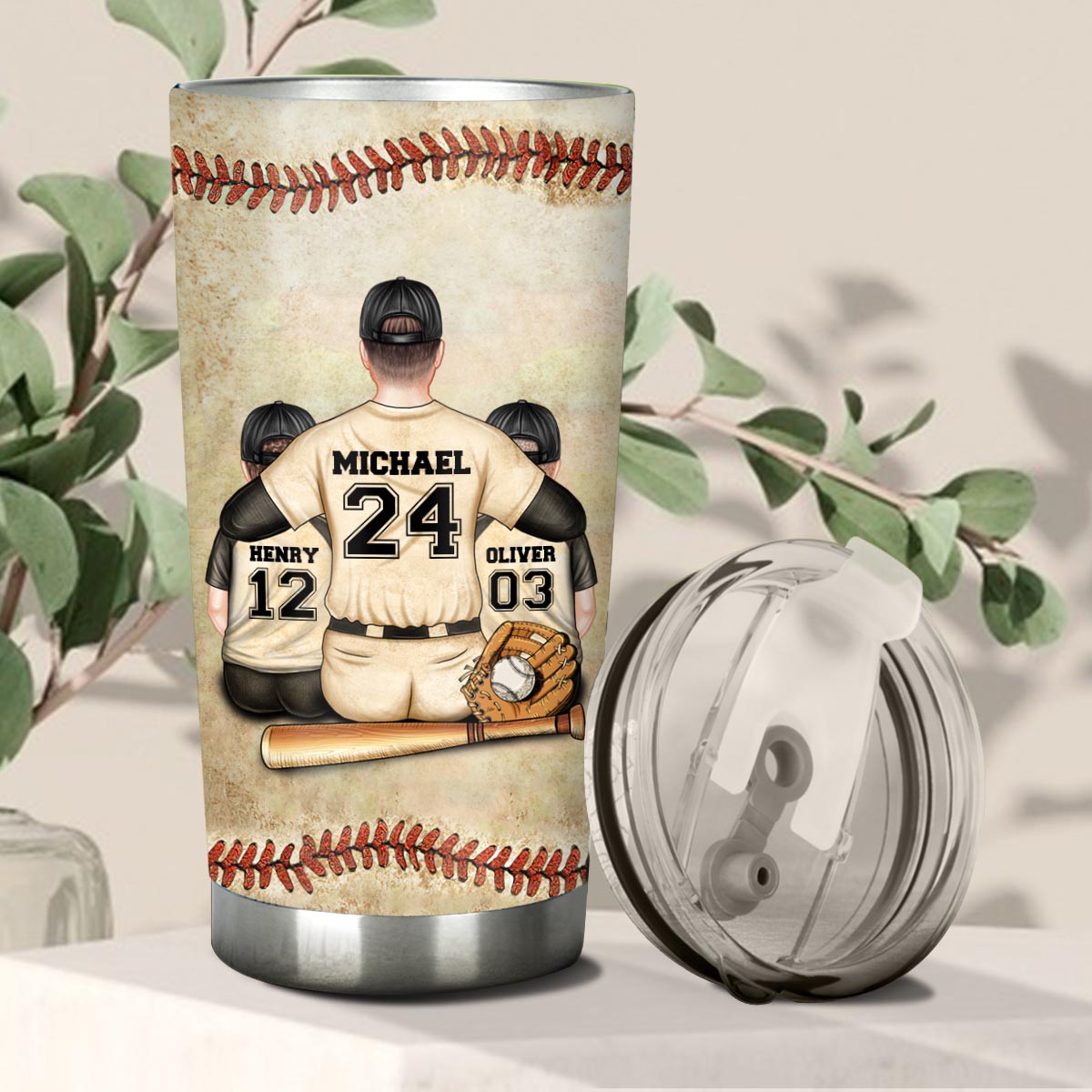 I Want You To Believe Deep In Your Heart - Baseball gift for son, daughter, granddaughter, grandson - Personalized Tumbler