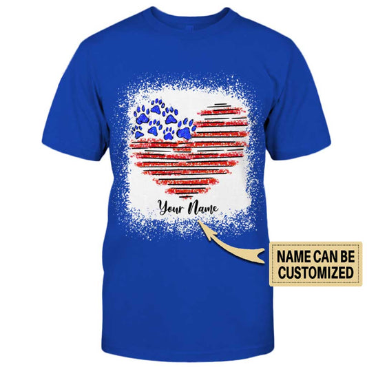 T-shirt et sweat à capuche personnalisés pour chien « Stars and Stripes »