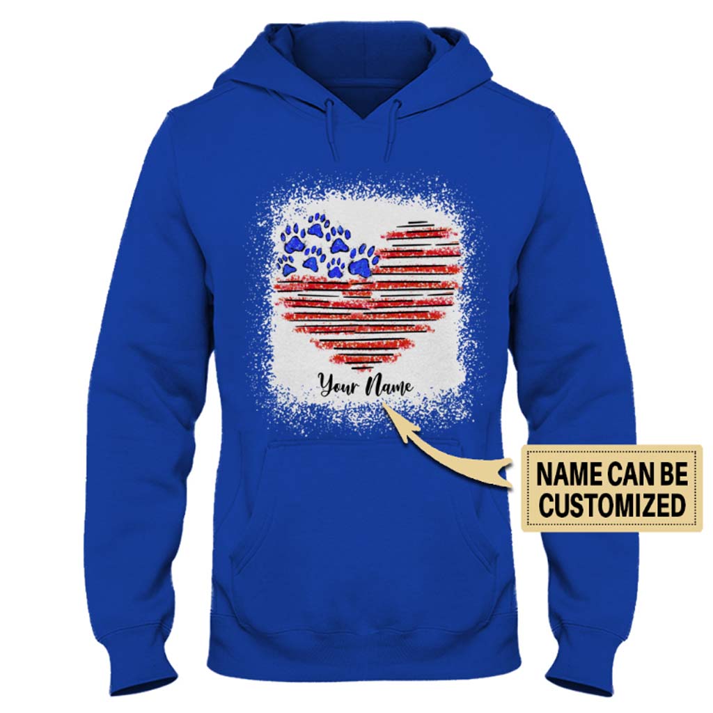 T-shirt et sweat à capuche personnalisés pour chien « Stars and Stripes »