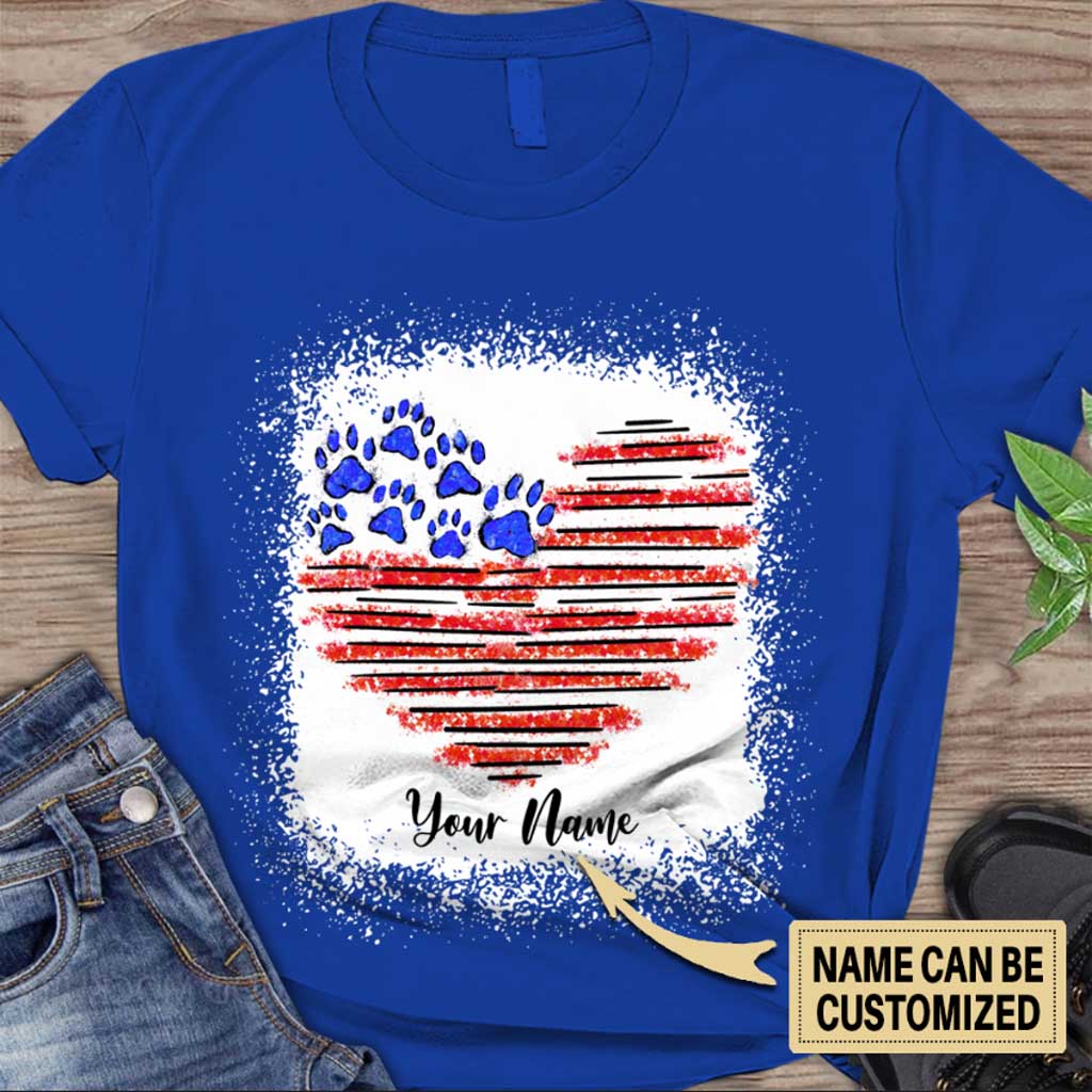 T-shirt et sweat à capuche personnalisés pour chien « Stars and Stripes »