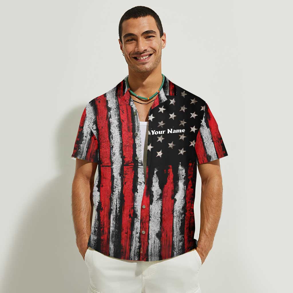 Liberté de pêche - Chemise hawaïenne personnalisée pour la fête de l'indépendance