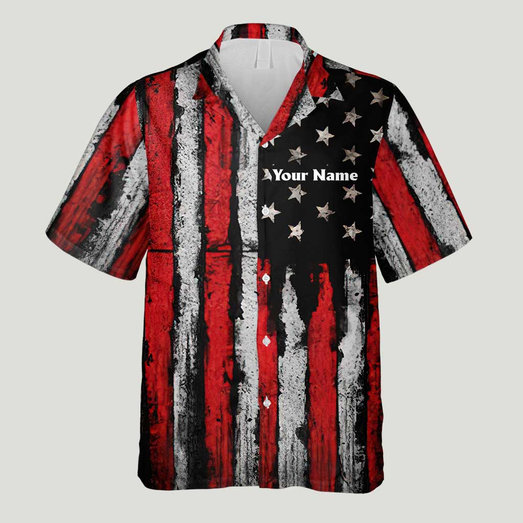 Liberté de pêche - Chemise hawaïenne personnalisée pour la fête de l'indépendance