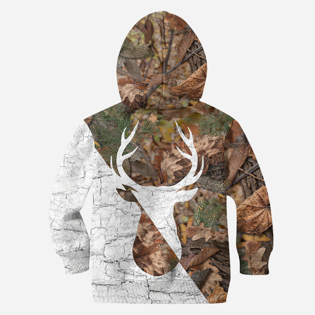 Passionné de chasse - Sweat à capuche zippé personnalisé sur le thème de la chasse