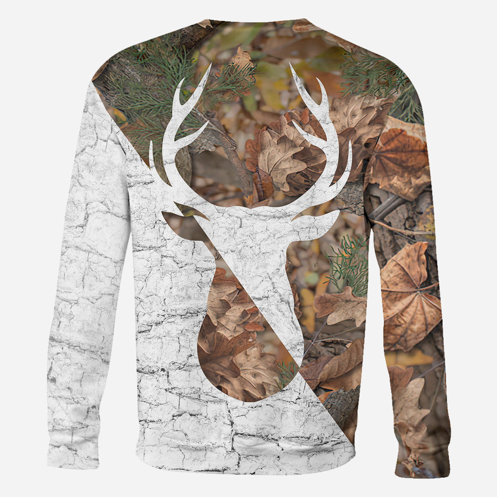 Passionné de chasse - Sweat à capuche zippé personnalisé sur le thème de la chasse