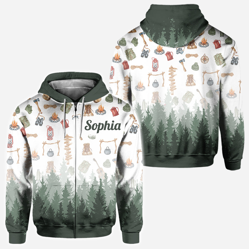 Love Camping - Personalized Camping All Over Shirt