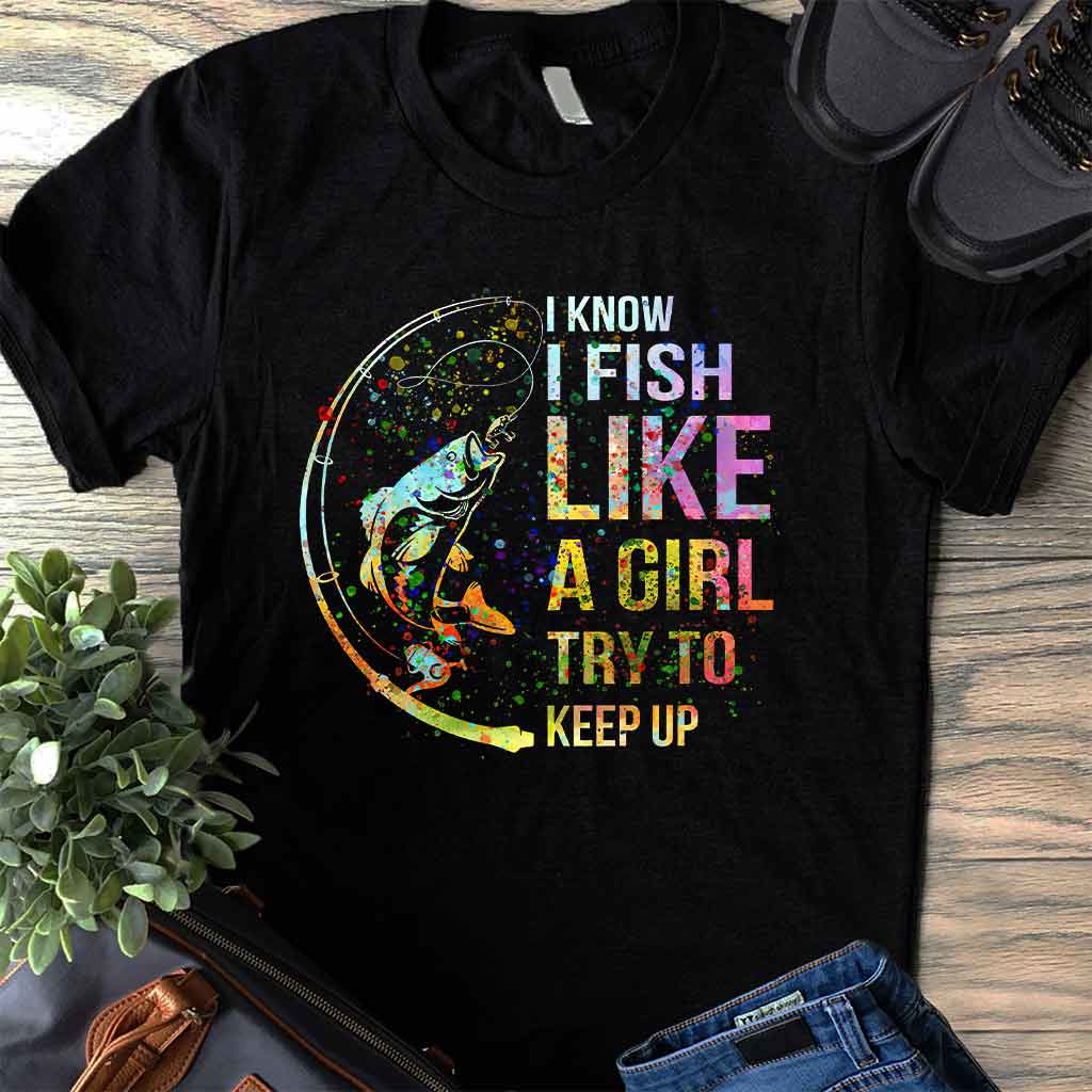 Essayez de suivre le rythme - T-shirt et sweat à capuche de pêche 112021