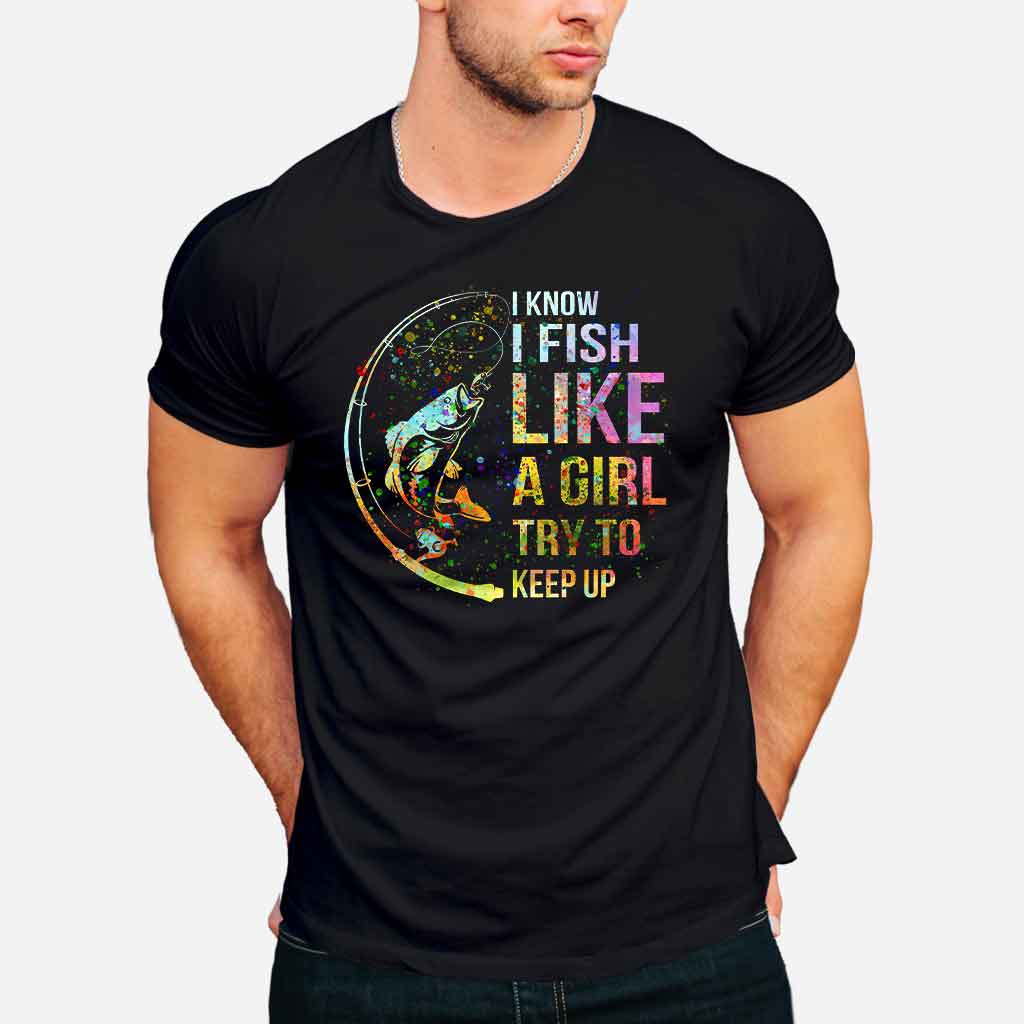 Essayez de suivre le rythme - T-shirt et sweat à capuche de pêche 112021