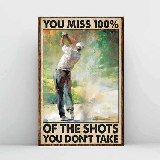 Vous ratez 100% du golf - Affiche
