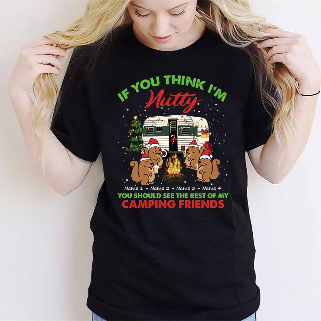 Si vous pensez que je suis fou, vous devriez voir mes autres amis campeurs ! – T-shirt et sweat à capuche personnalisés pour Noël