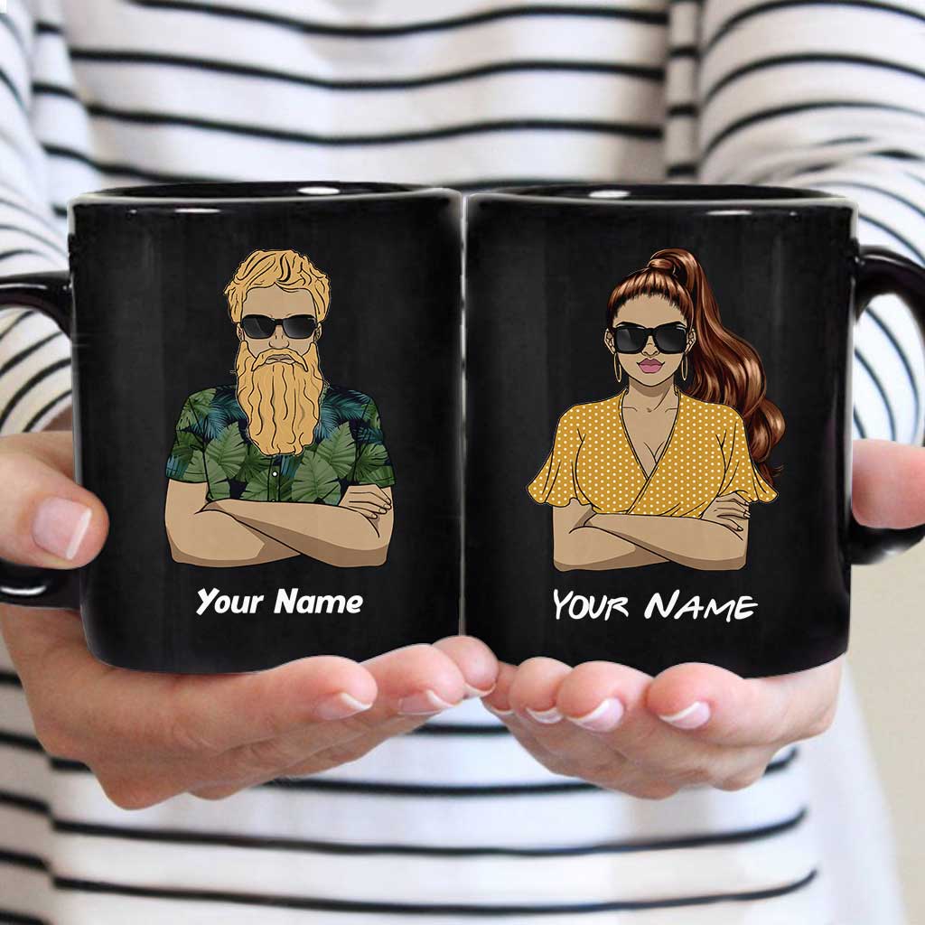Mug personnalisé pour couple « Celui ou celle dont les oreilles ne fonctionnent pas »