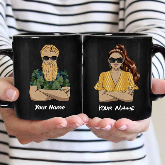 The One Whose Ears Don't Work - Personalized Couple Mug