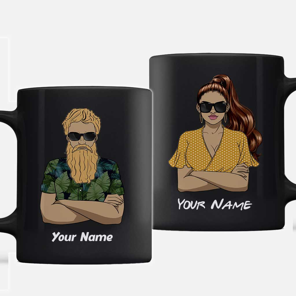 Mug personnalisé pour couple « Celui ou celle dont les oreilles ne fonctionnent pas »