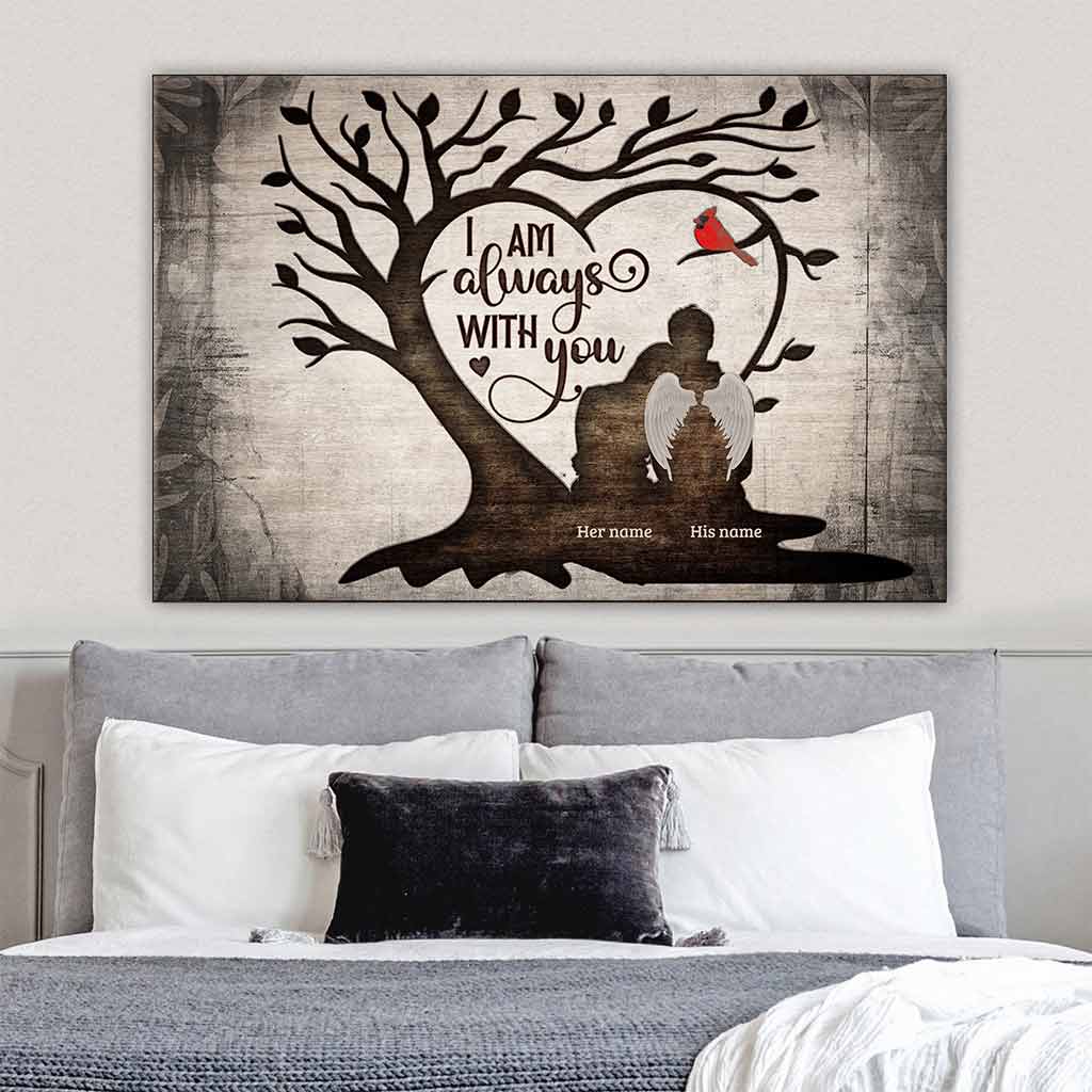 Je suis toujours avec toi - Affiche personnalisée pour couples