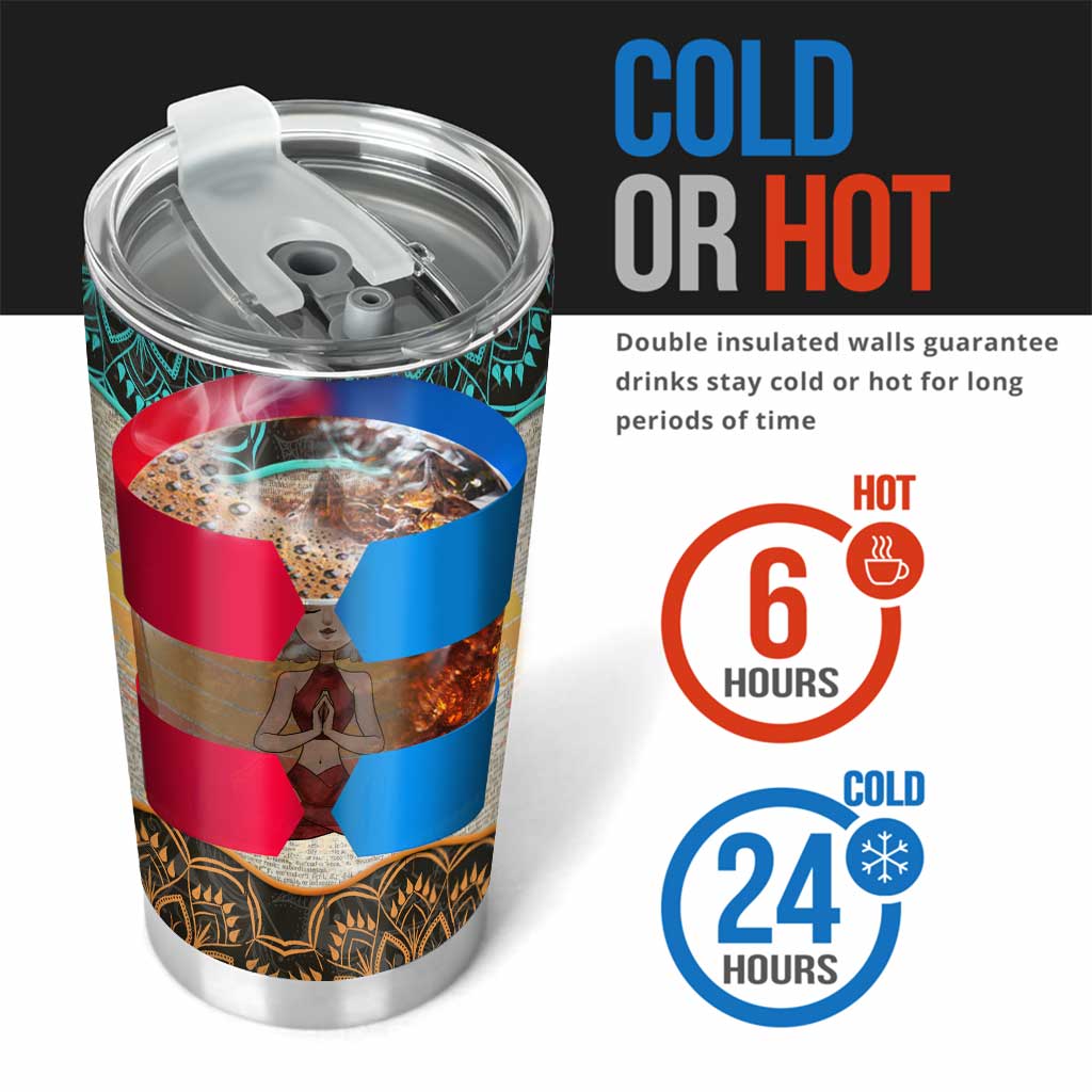 Hurry Up Inner Peace I Don't Have All Day - Personalized Yoga Tumbler