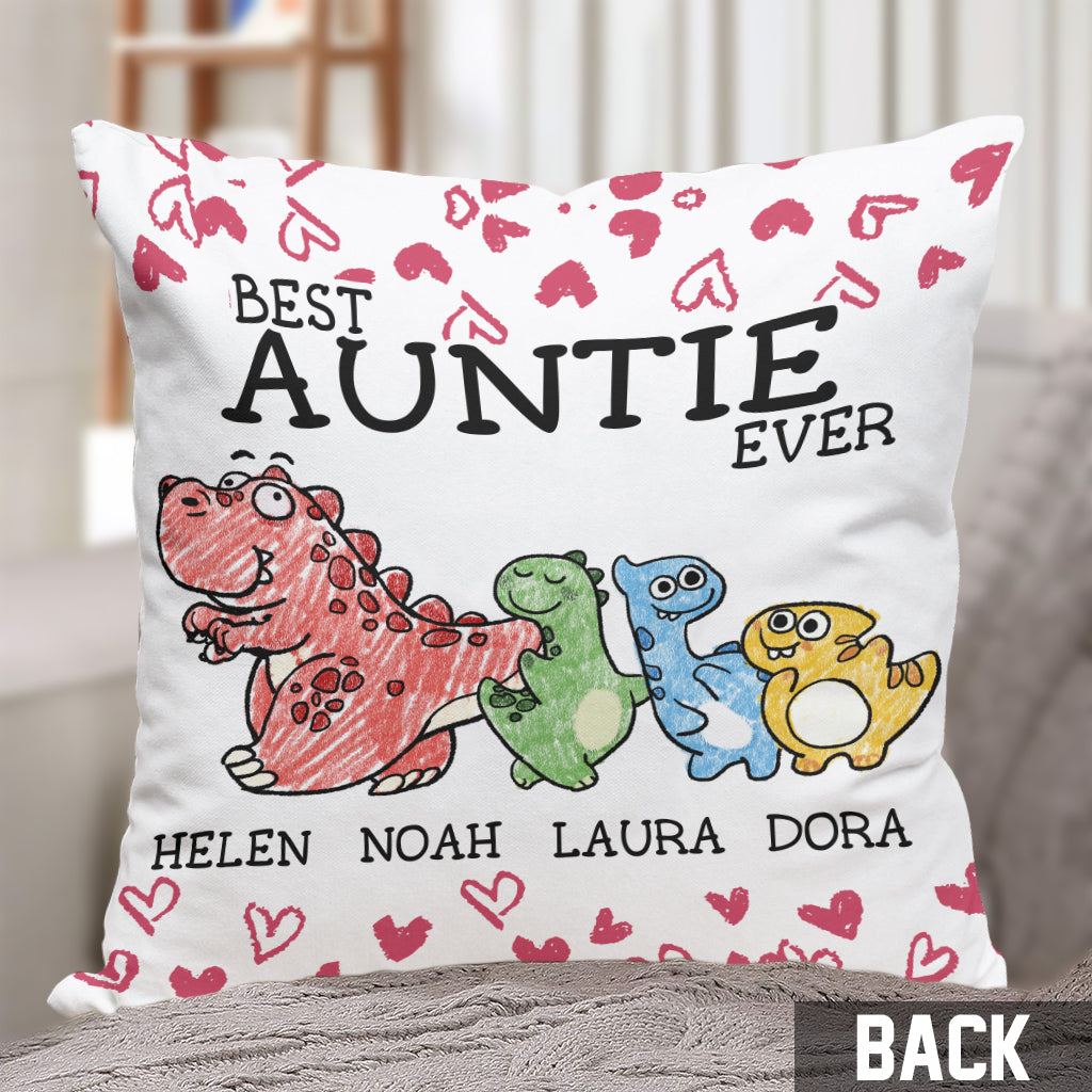 Best Mimisaurus Ever - Gift for grandma, mom, aunt - Personalized Throw Pillow