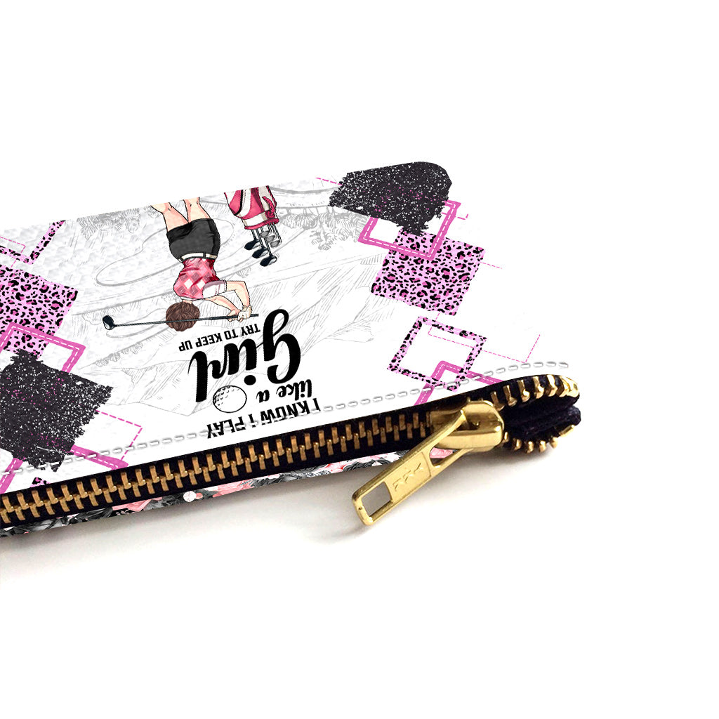 Cours de golf - Cadeau de golf pour elle, petite amie, épouse, fille - Pochette personnalisée