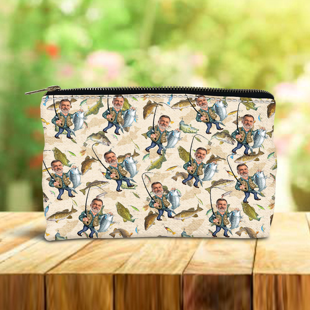 Photo Inserted Funny Fishing - Personalized Fishing Pouch