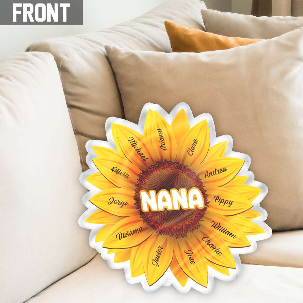 Meilleure grand-mère du monde - Oreiller personnalisé en forme de grand-mère