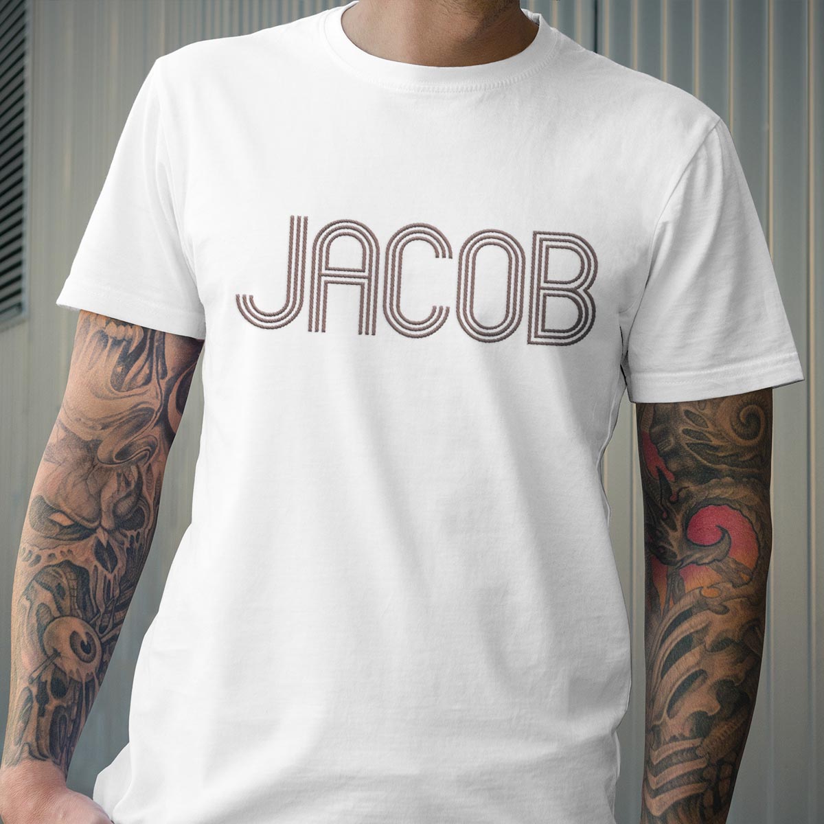 Custom Name - Personalized Son Embroidered T-shirt