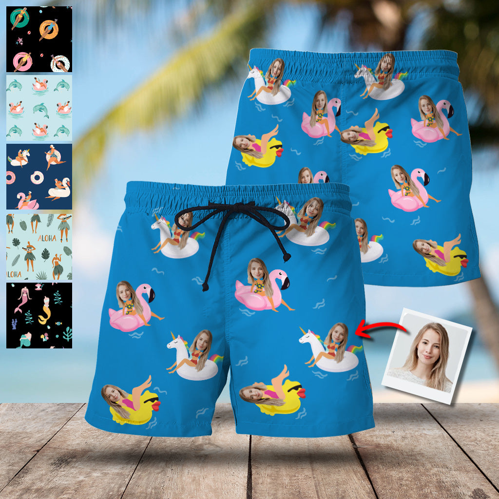 Shorts personnalisés photo pour hommes - Shorts personnalisés pour couples