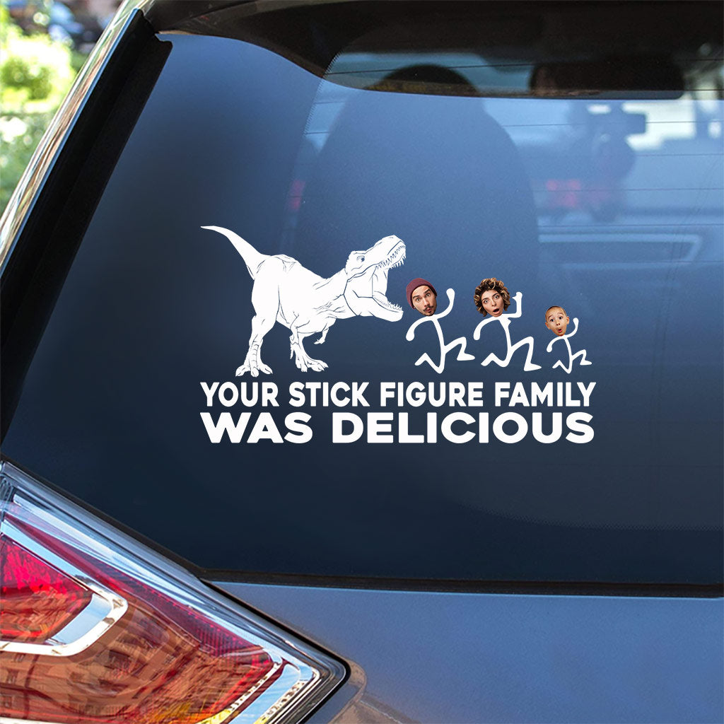 Le T-Rex s'en fiche - Cadeau dinosaure pour ami, maman, papa, mari, femme, copine, copain - Autocollant personnalisé