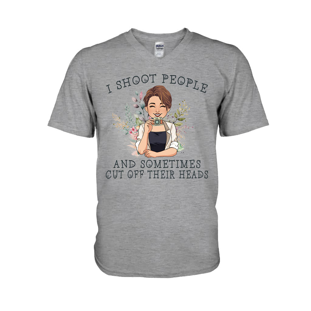Je photographie des gens - T-shirt et sweat à capuche personnalisés « Je photographie des gens »