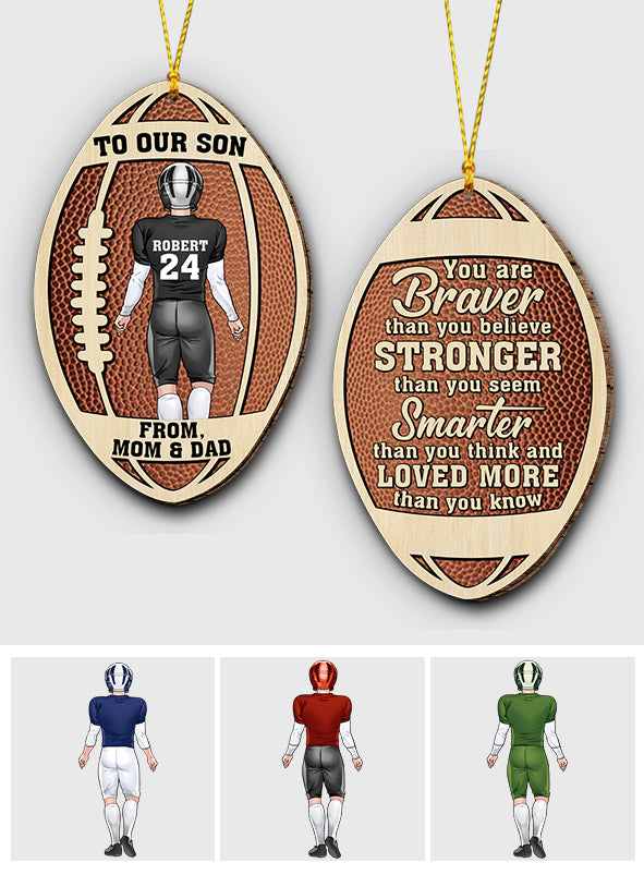 À notre fils - cadeau pour notre fils - Ornement personnalisé