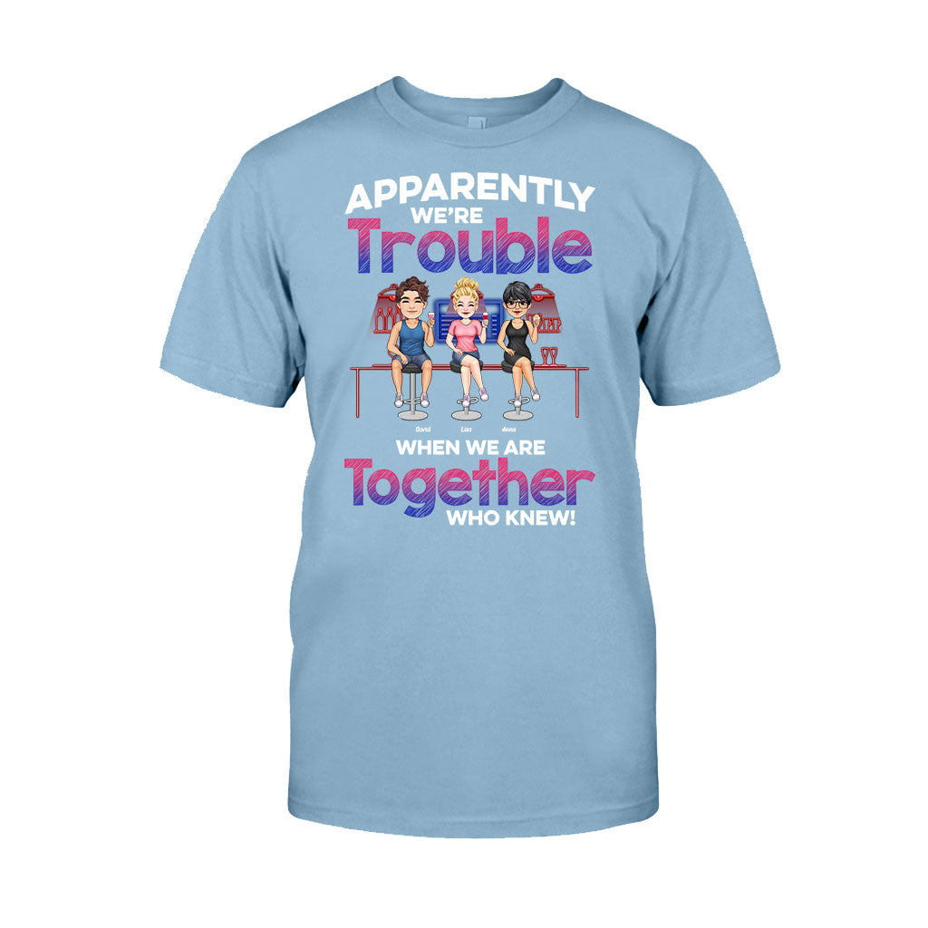 Apparemment, on fait des étincelles quand on est ensemble - T-shirt et sweat à capuche personnalisés pour meilleures amies