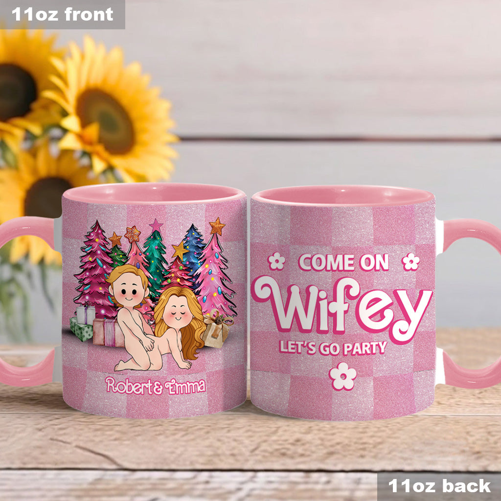 Allez chéri(e) chéri(e) - Cadeau pour copine, mari, femme, copain - Mug personnalisé