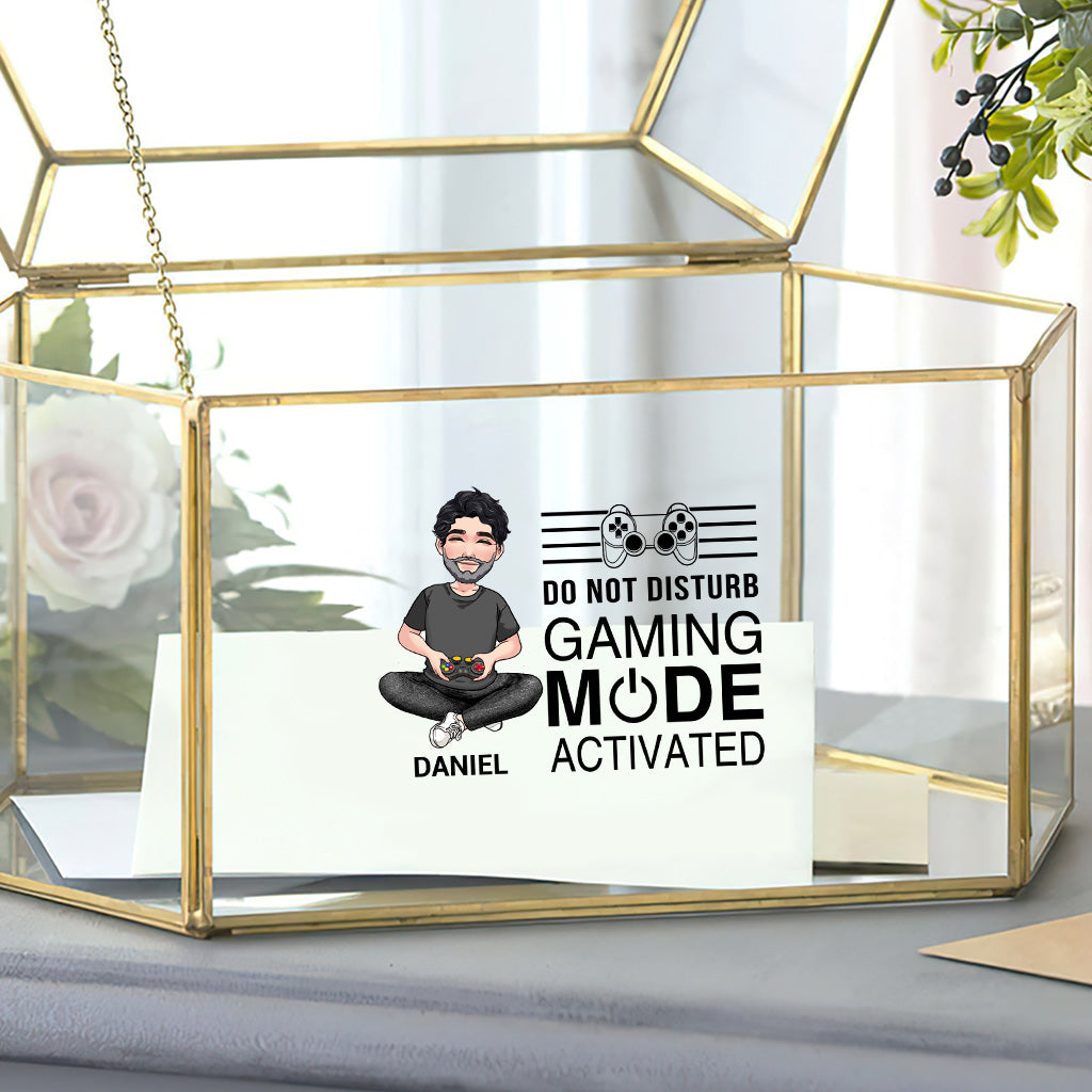 Ne pas déranger - Autocollant de jeu vidéo personnalisé complet