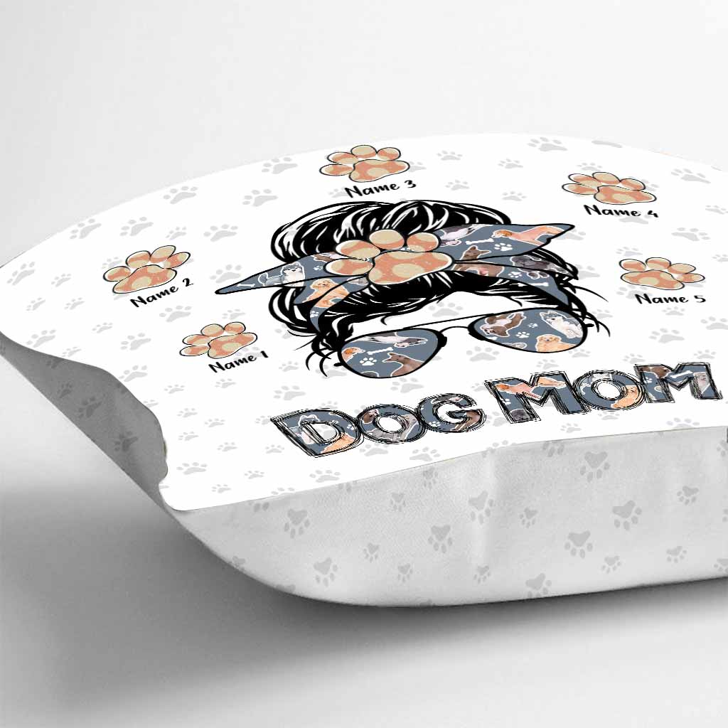 J'adore être une maman de chien - Coussin décoratif personnalisé pour chien