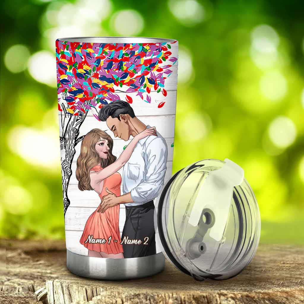 The Day I Met You Love Couple - Personalized Tumbler